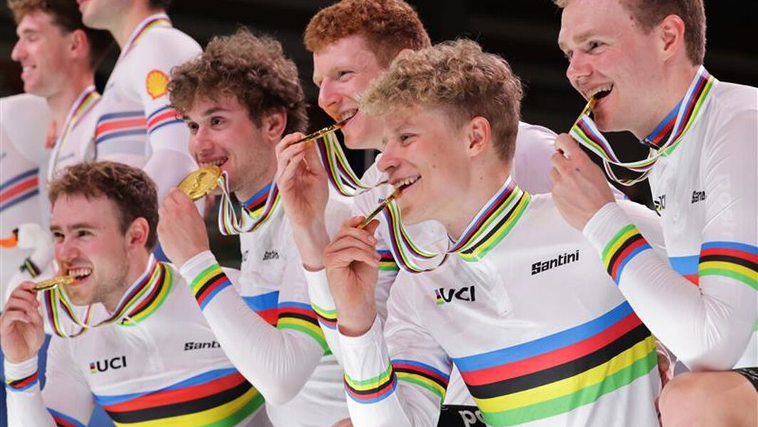 Danish men’s pursuit team powers to gold in a memorable UCI Track World Championships race Danish men’s pursuit team powers to gold in a memorable UCI Track World Championships race