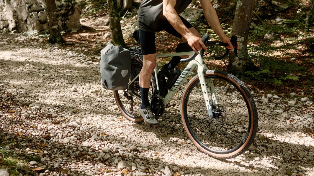 Especially for bikepacking a gravelbike groupset comes in handy Especially for bikepacking a gravelbike groupset comes in handy