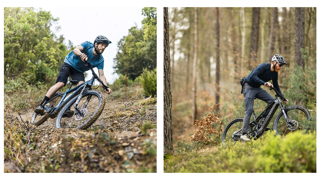 Hardtail vs full-suspension e-MTBs: Advantages and disadvantages