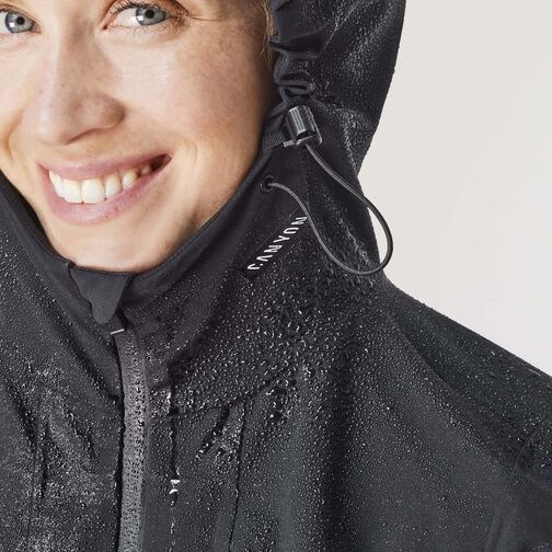 Canyon Women's Cycling Rain Jacket with Hoodie Canyon Women's Cycling Rain Jacket with Hoodie