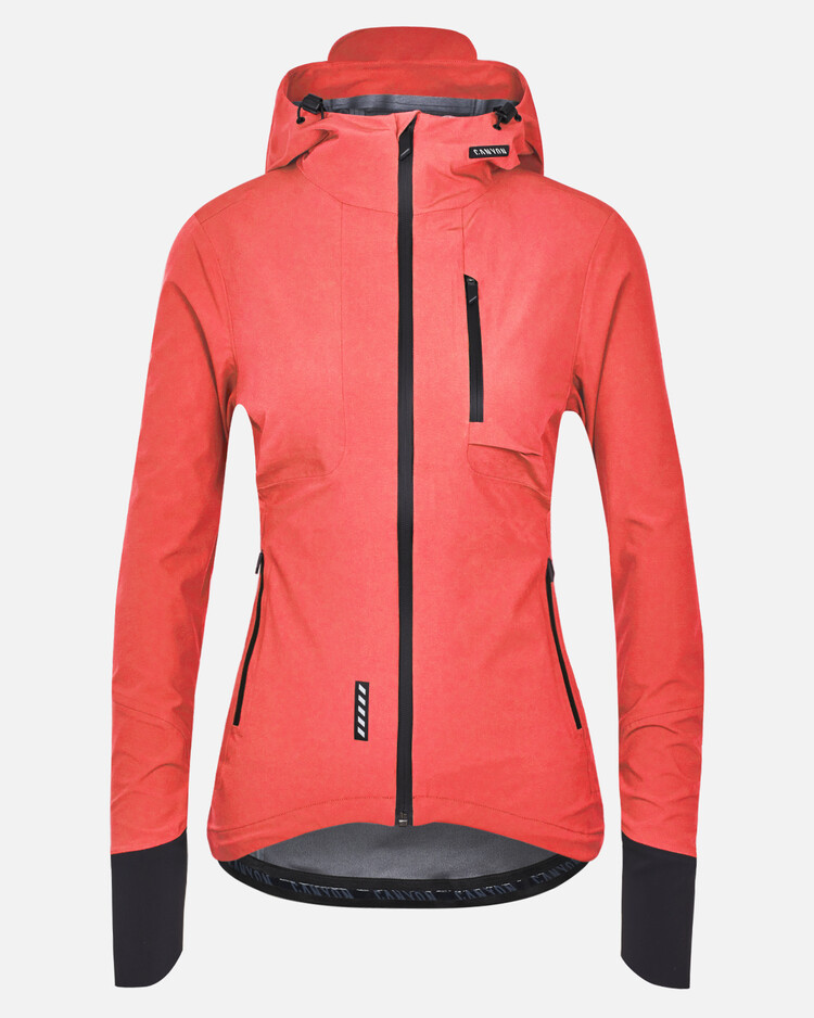 Canyon Women's Cycling Rain Jacket with Hoodie Canyon Women's Cycling Rain Jacket with Hoodie